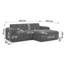 Kozy 6 Seater Sectional-136310216-136310215