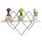 Mengiste Geometric Floating Wall Mount Shelf, Geometric Floating Modern Shelf For Wall Décor