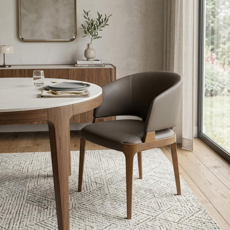  Chaise avec accoudoirs de salle à manger Ashton