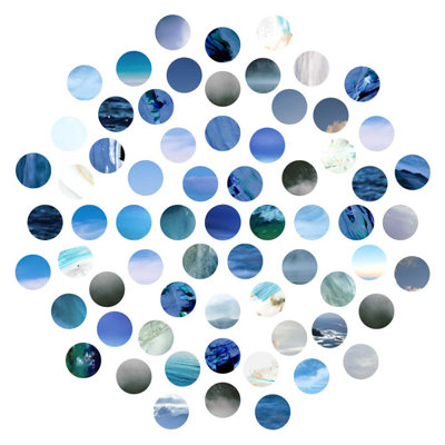 Circle Grid D by THE Studio - Print on Canvas