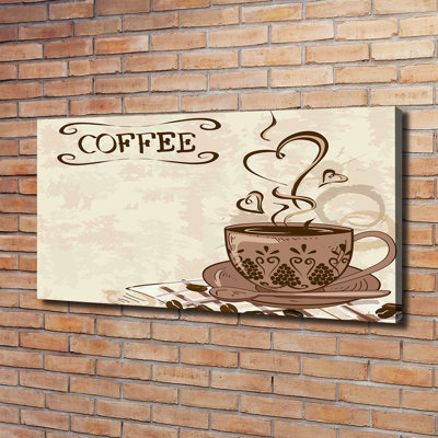 Aromatic Coffee - Wrapped Canvas Print