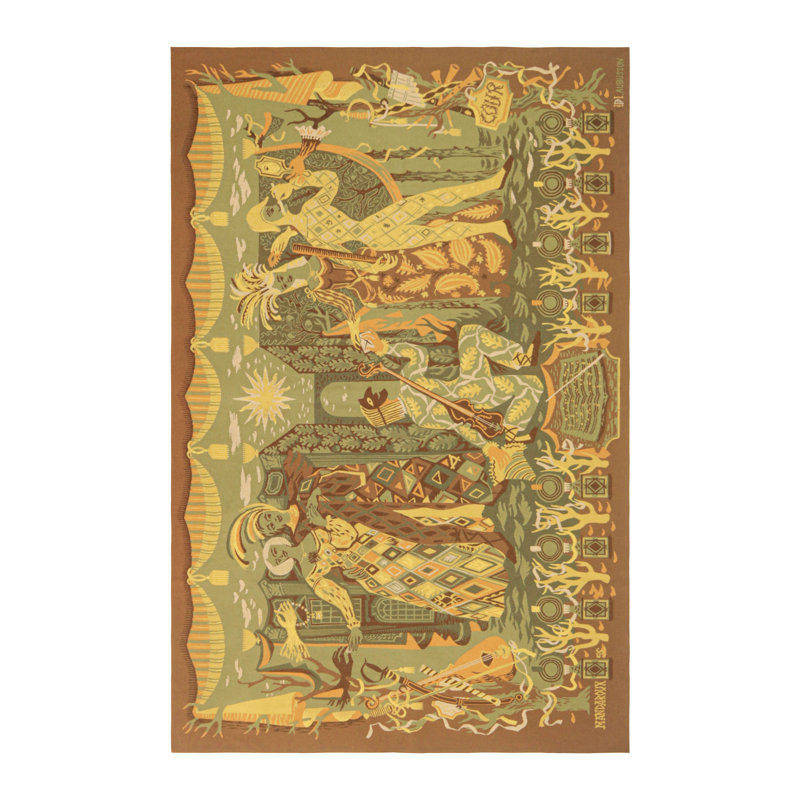 One-of-a-Kind 4’9”x7’4” Area Rug