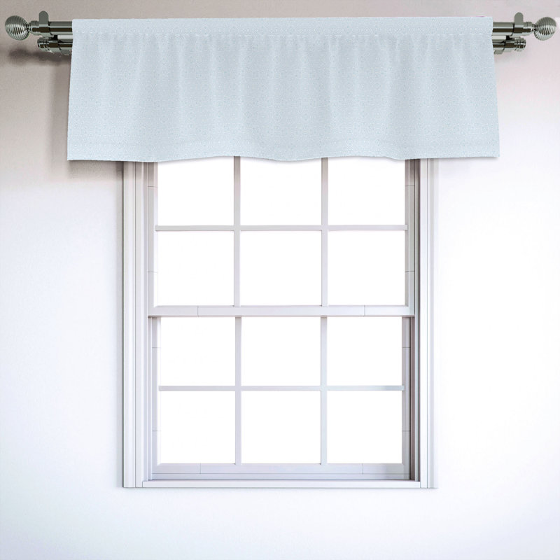 Sateen Ruffled Window Valance