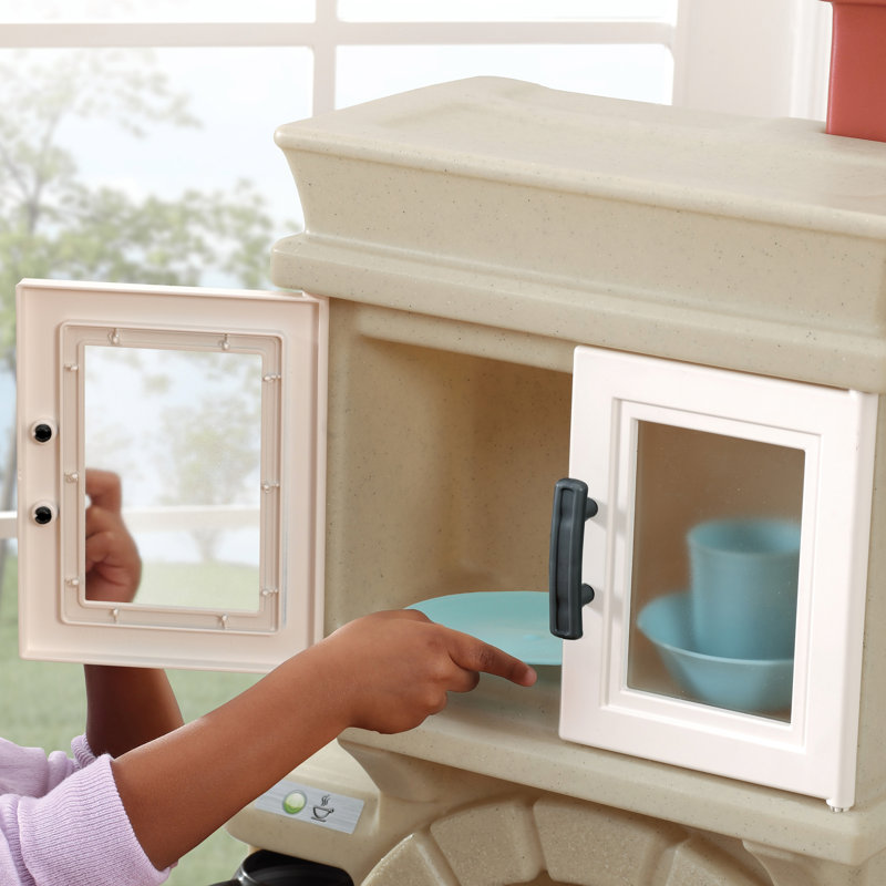 Heart of the Home Beige and Gray Play Kitchen Set