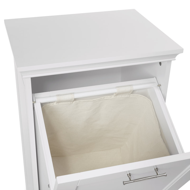 Somerset Wood Cabinet Laundry Hamper