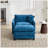 Cloud Sofa Ottoman With Double Layer Upholstered Seat Cushion For Living Room-2094214626