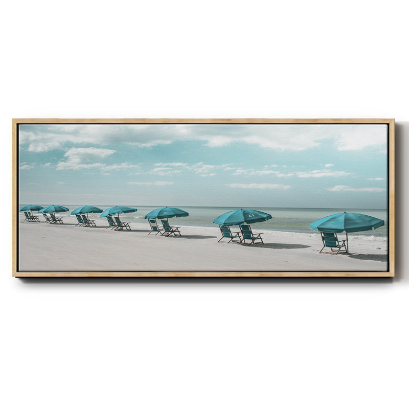 Idle Hours- Framed Canvas, 12" H x 30" W