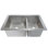 Cocina 33" L x 21" W Double Basin Undermount Kitchen Sink