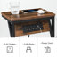 C Table End Table with Built-In Outlets