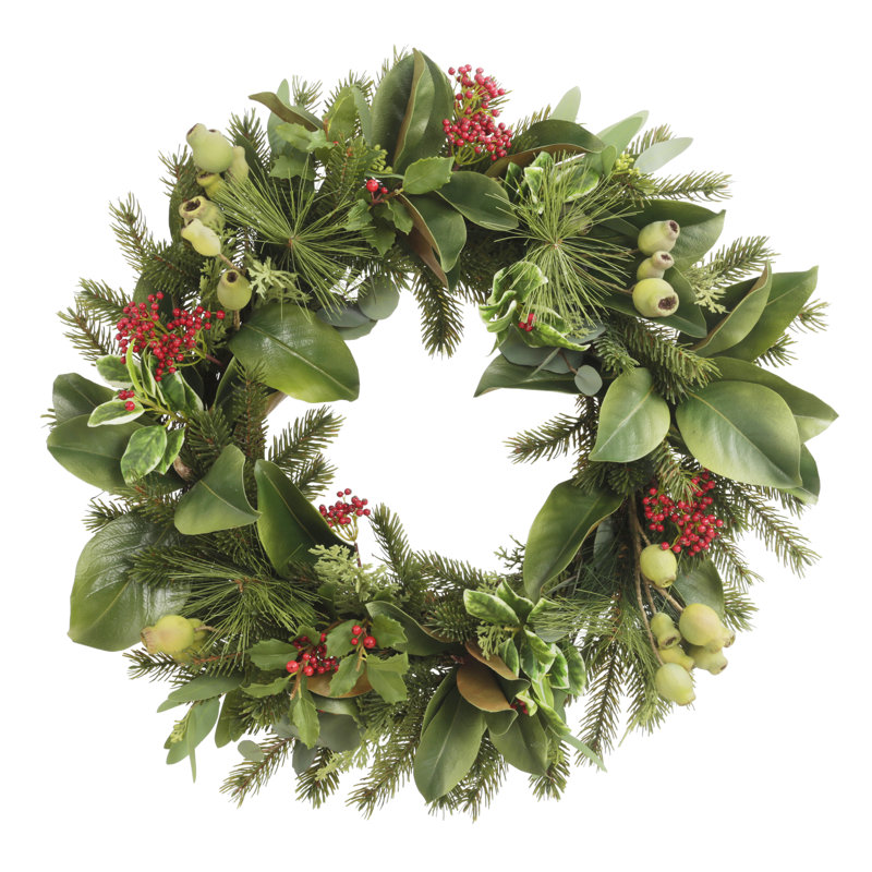 Needle Pine And Holly Weath