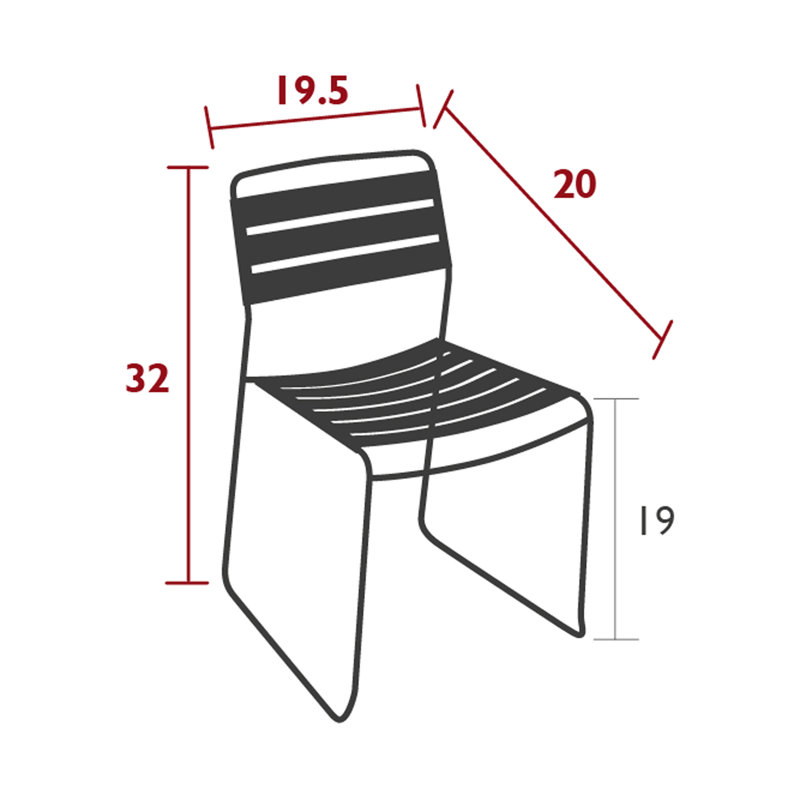 Surprising Outdoor Teak Dining Side Chair, Clay Gray