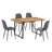 55'' Rectangular Dining Table Set, Modern Kitchen Table Set with Faux Leather Upholstered Dining Chair for Home, Kitchen Dining Room-722098009-722098011