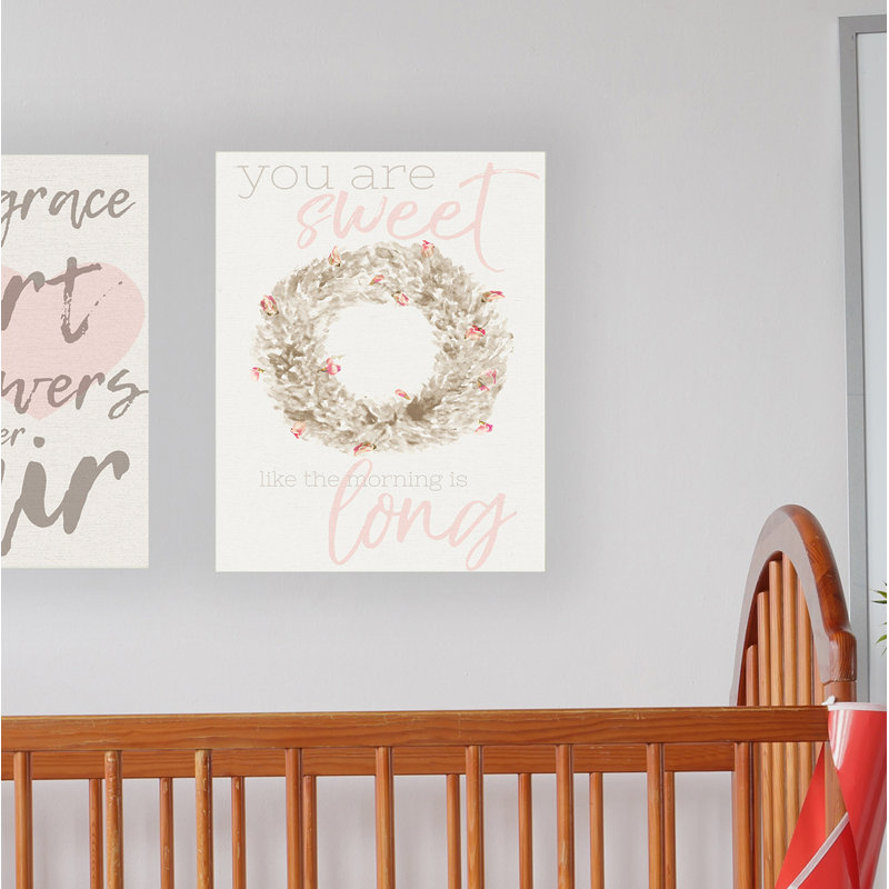 Art sur toile, "Sweet as the morning is long", H 20 po x l 16 po, Toile tendue