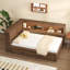 Led Daybed With Usb Charging & Storage Trundle-1966084518