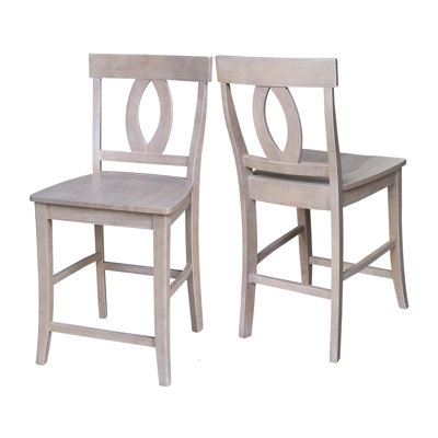 Ludivine Solid Wood Counter Stool