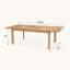 Ensemble de salle à manger d'extérieur en bois FSC avec coussins 9 pièces Hermes