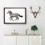 Horse Deconstructed in Abstract - Picture Frame Painting Print-55763816-55763815