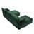 110.2" U Shaped Chenille Upholstered Sofa With Throw Pillows And Ottoman For Living Room, Lounge, Office Space-1818952858