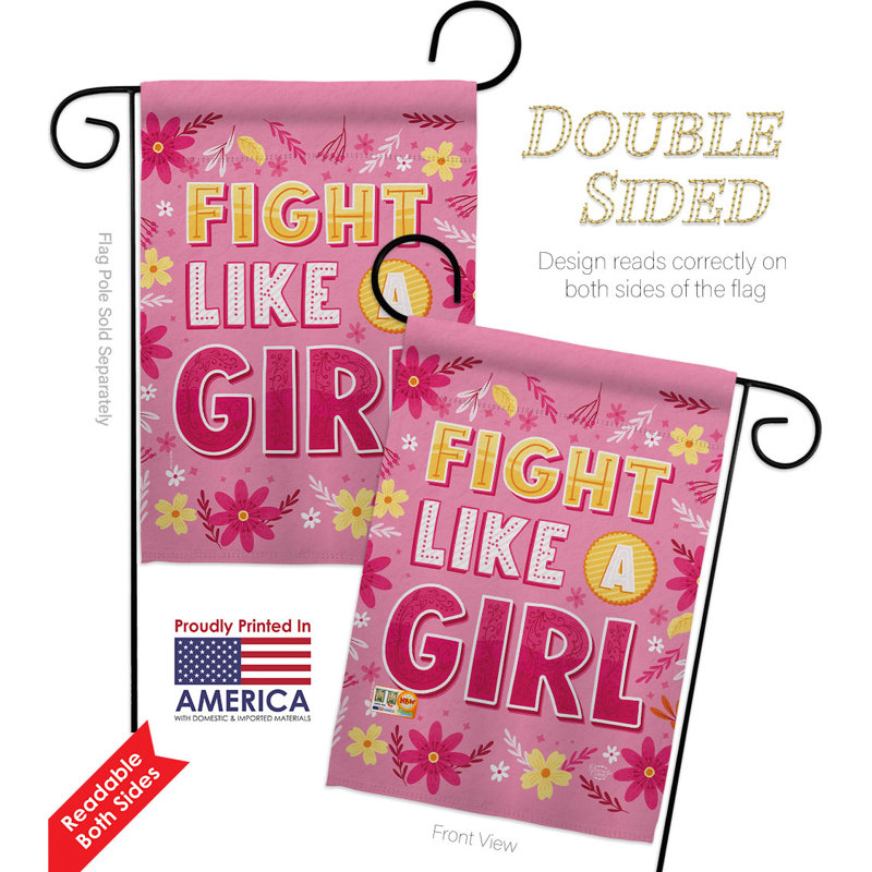 Double Sided 18.5'' H x 13'' W Polyester Garden Flag