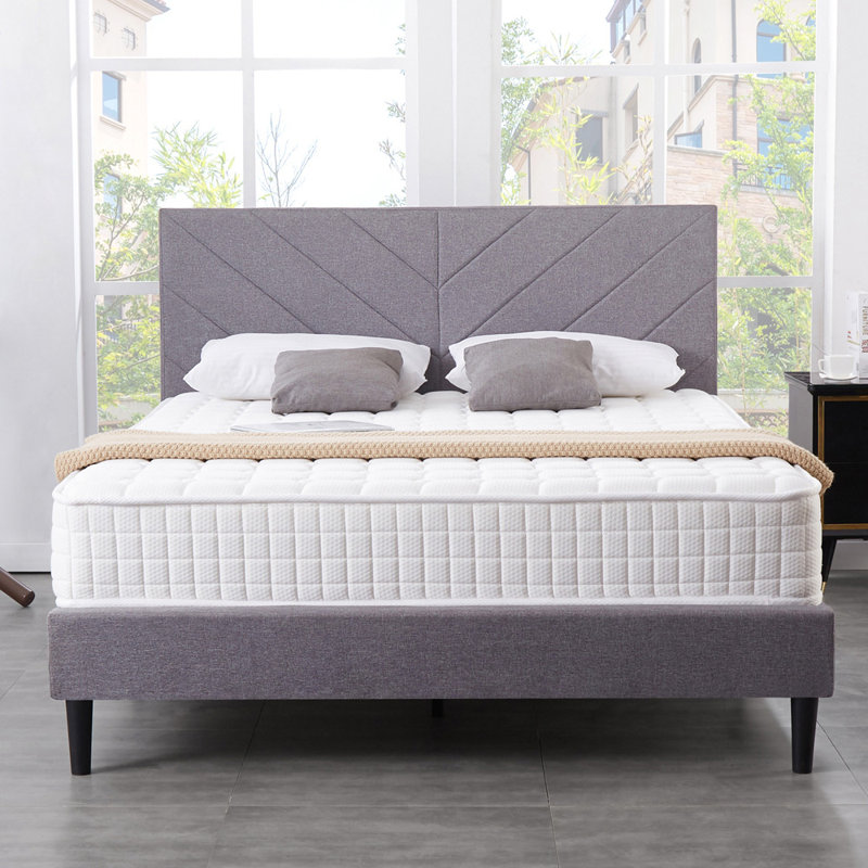 Dwinnell Barrel Pocket Sprung 1000 Mattress with Tight Top Memory Foam, European Double (140 x 200cm)