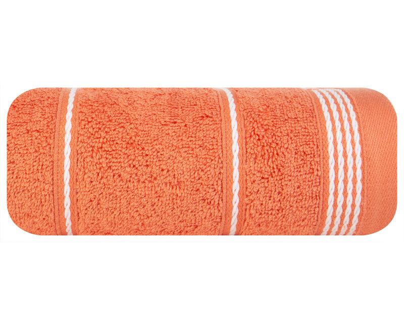 Homeira Midweight Jacquard Hand Towel, Orange