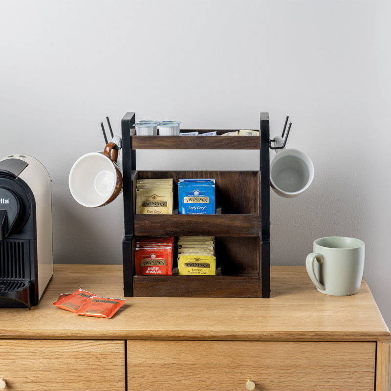 Metal And Wood Tea Box