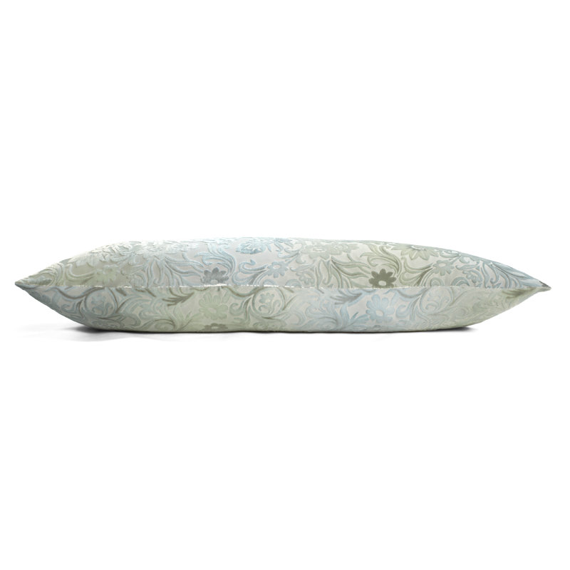 Prospect Park Lumbar Velvet Pillow Cover & Insert, Ice