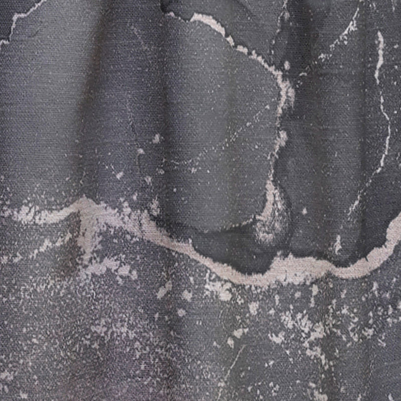 Nuage abstrait abstrait gris translucide - Rideau en velours moderne - obscurcissant - 1 panneau, Gris, L 52 po x L 63 po