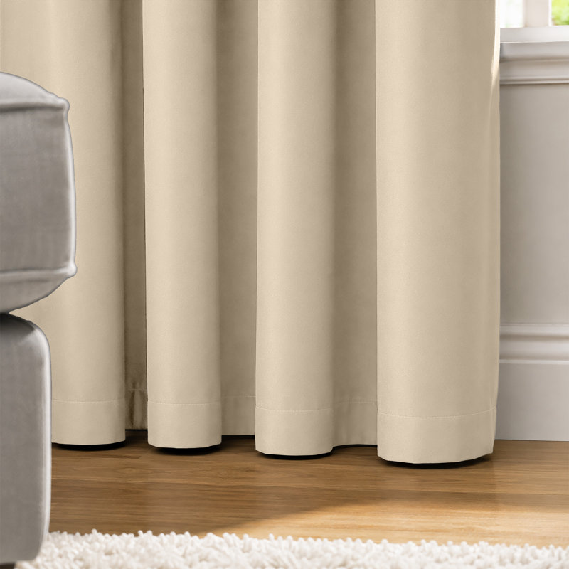 Room Darkening Curtain Panel Pair, 168 cm Width X 137cm Height
