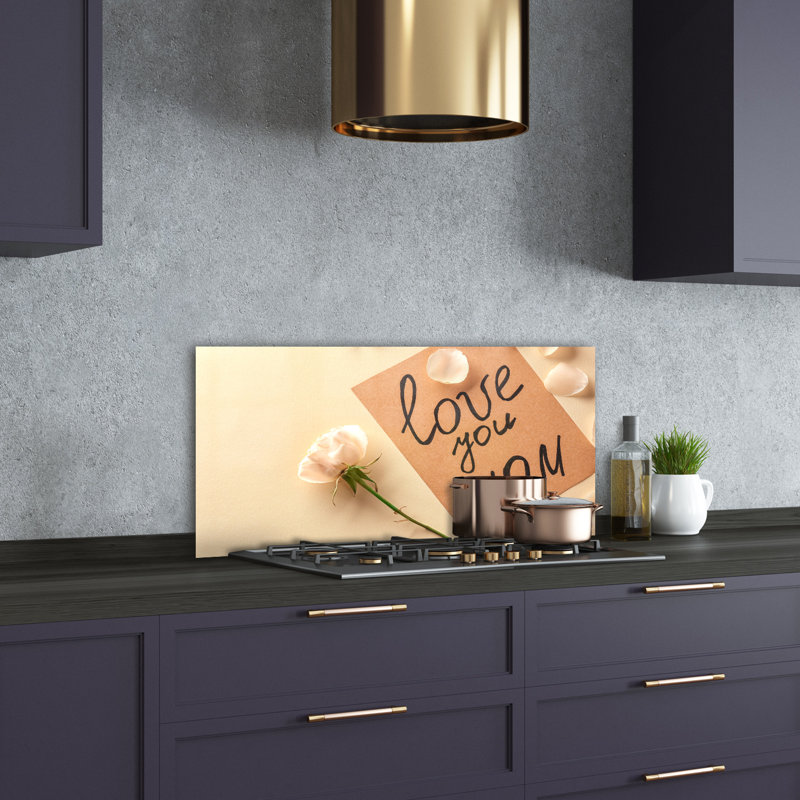Ludovick 50cm W x 100cm L Glass Peel and Stick Panel