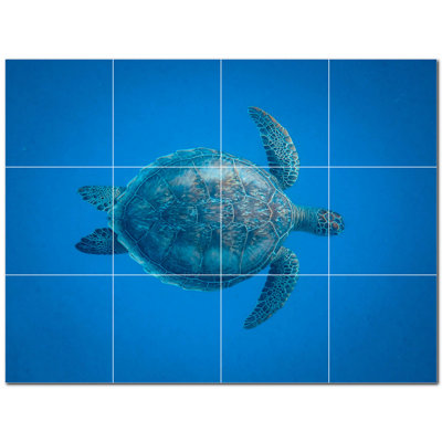 12'' x 12'' Satin Ceramic Decorative Mural