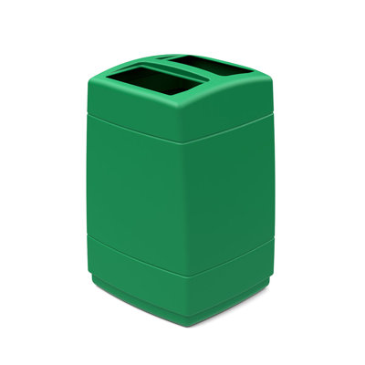 Plastic Open Trash Can - 42 Gallons