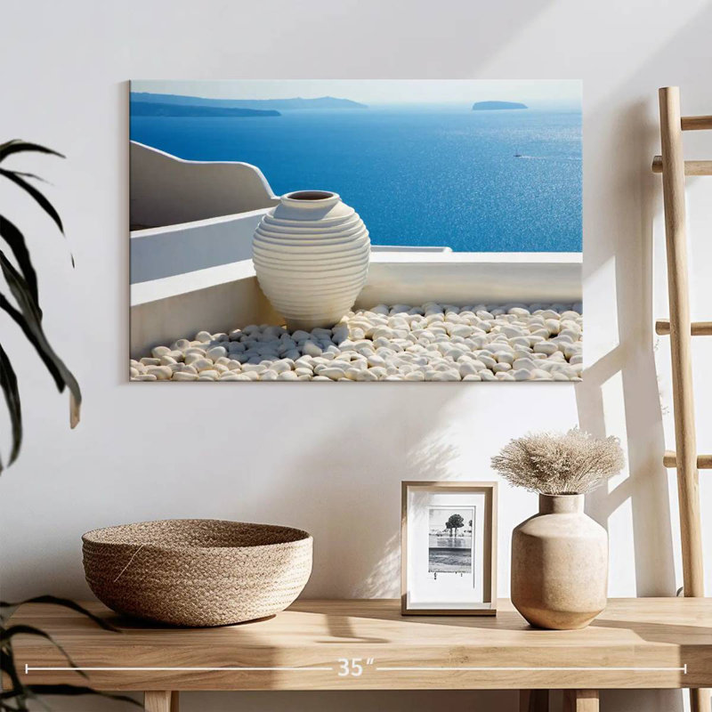 Gillard Peaceful Santorini, 16" H x 24" W