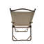 Ensemble de 4 chaises pliantes et portatives confortables avec cadre en aluminium, chaise de voyage Kermit facile à plier et à transporter