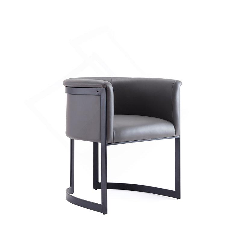 Chaise de salle à manger en graphite