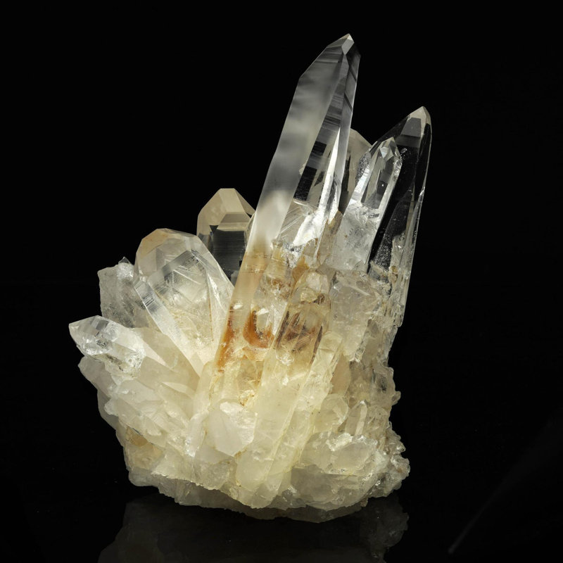Quartz avec halloyite de la Colombie