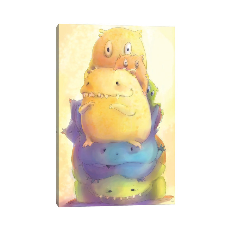Things That Go Bump 1 Piece Wrapped Canvas Painting, 20.32 cm H x 30.48 cm W