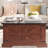 Table basse Farmhouse, table centrale carrée en bois avec grand compartiment de rangement caché-935583742