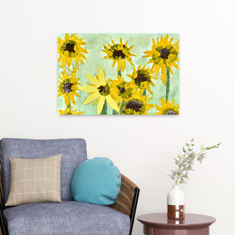 Tournesol jaune gai et classique, H 16 po x l 24 po