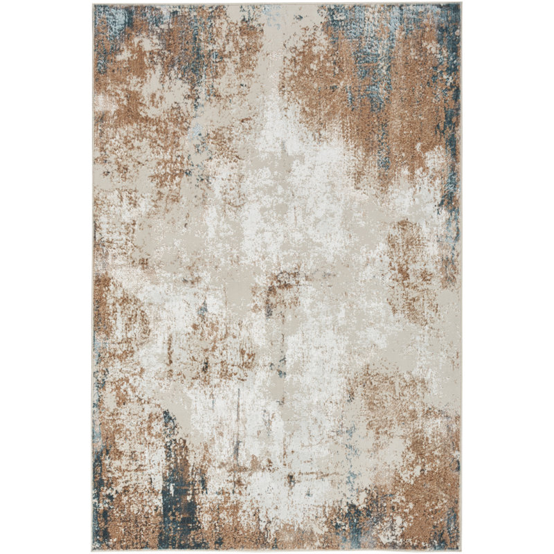 Abstract Indoor Rug, Rectangle 3'11" x 5'11"