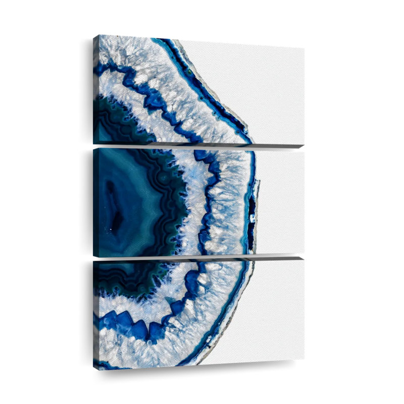 «Blue Amethyst Crystal», reproduction sur toile, H 38 po x l 24 po x P 1,25 po