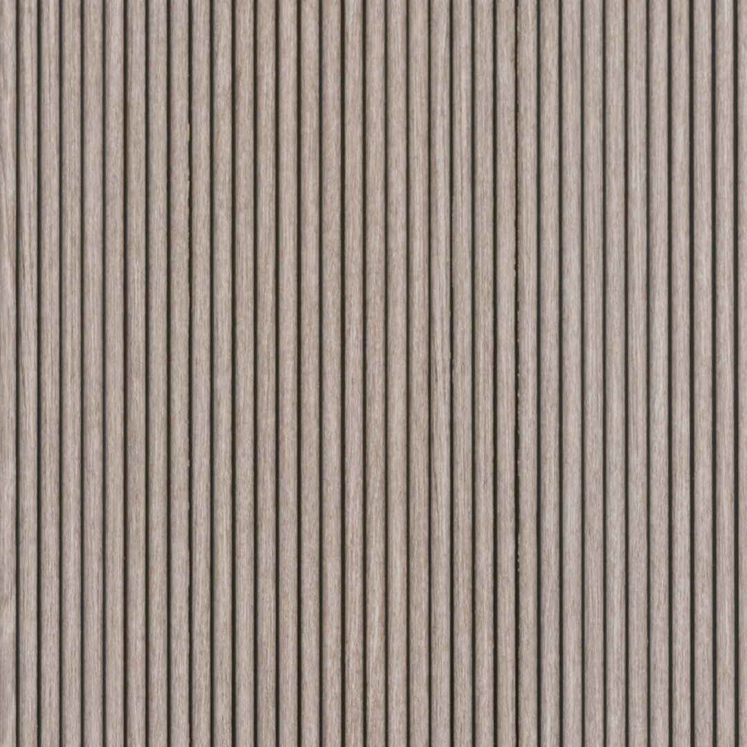 Rounded Mini Slats 112" L x 12" W x 0.25" D Polystyrene Glue-up Wood Slat Walls 93 sq.ft. (Set of 10) FromPlainToBeautifulInHours 