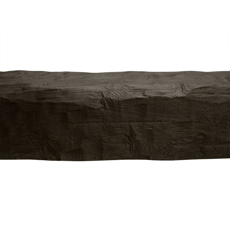 Dark Walnut Hand Hewn Faux Wood Beam 12.75 ft
