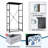 4 Drawer Dresser for Bedroom, Narrow Chest of Drawers, Wooden Top and Study Iron Frame 18"x37.5"-(WxH)