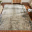 Tedford Abstract Area Rug in Ivory/Blue-1336768854