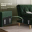 Tufted 3 Seater Sofa Bed-48434793