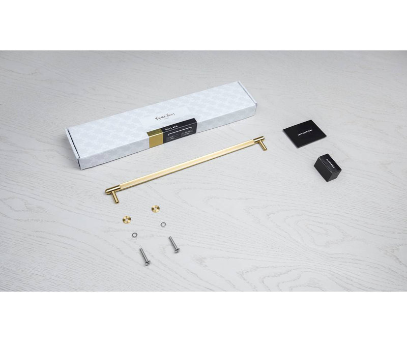Pull Bar / Linear, 12 4/5", Brass