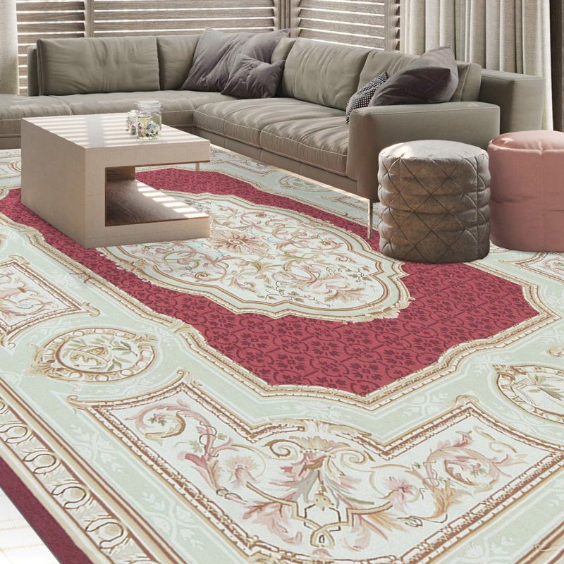 Aubusson Renaissance Wool Oriental Area Rug