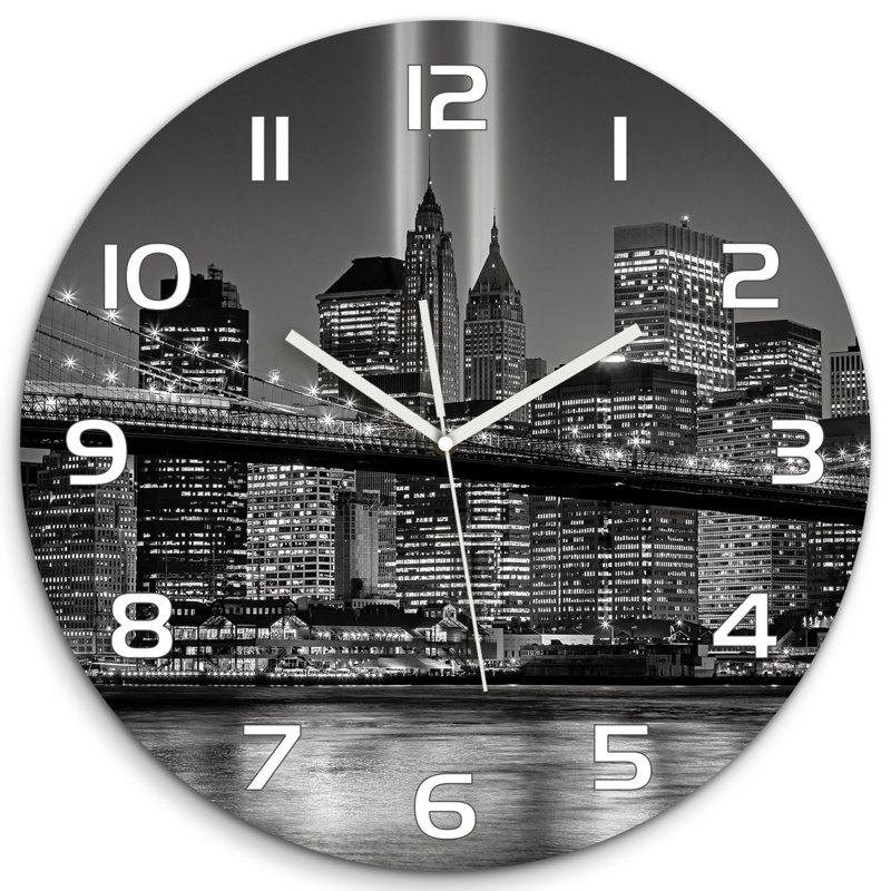 Jimeka Glass Wall Clock