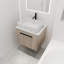 Ensemble de meuble-lavabo flottant avec lavabo en céramique Modern Design